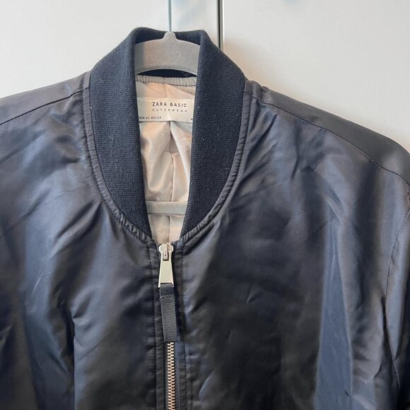 ZARA Basics Bomber Jacket - Picture 2 of 4